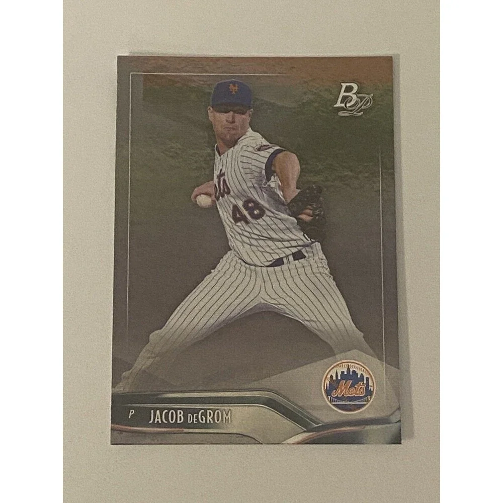 Jacob DeGrom LOT (9) 2020 Topps Chrome #U-81 2021 Topps Donruss Purple Bowman